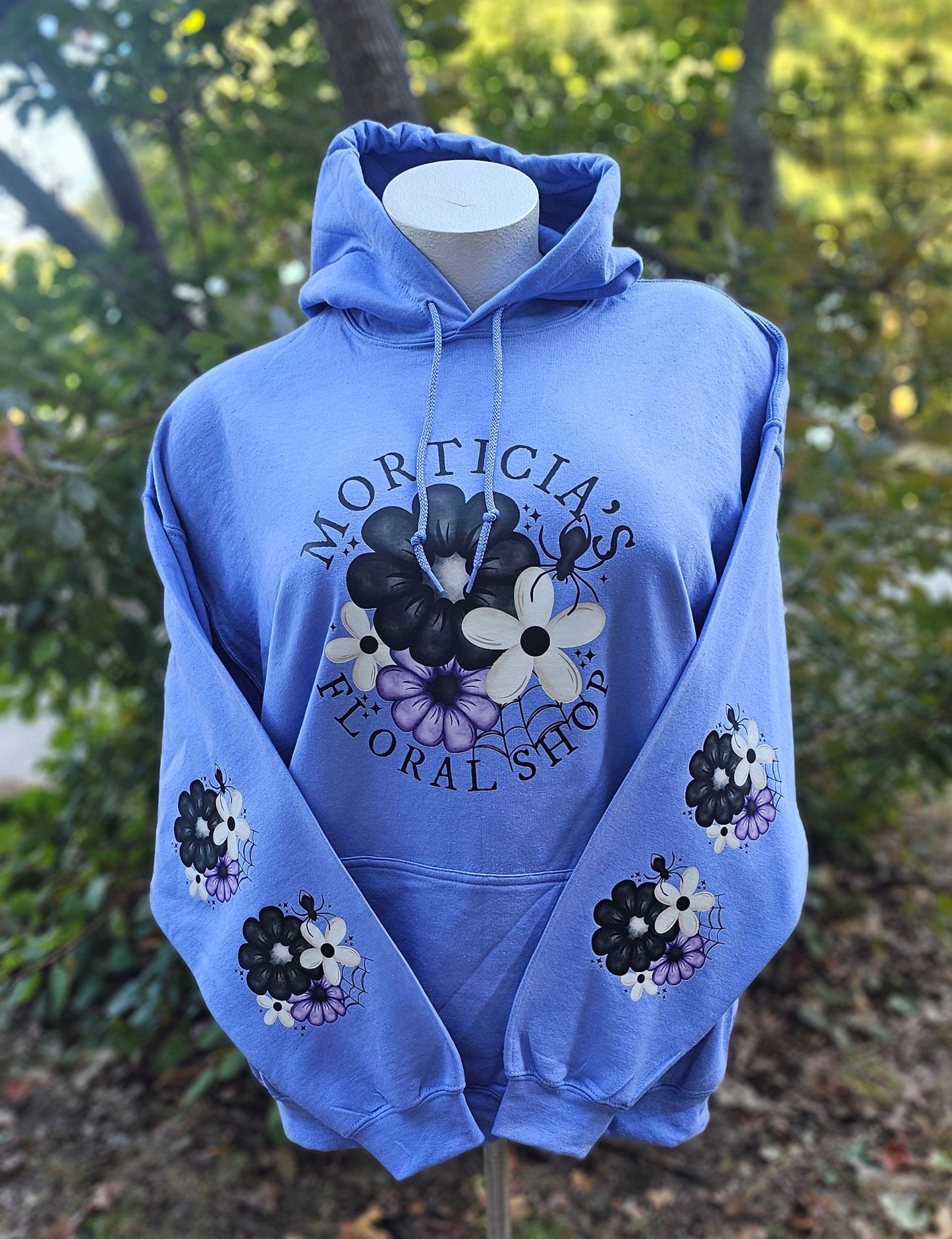 Morticias Floral Shop Hoodie