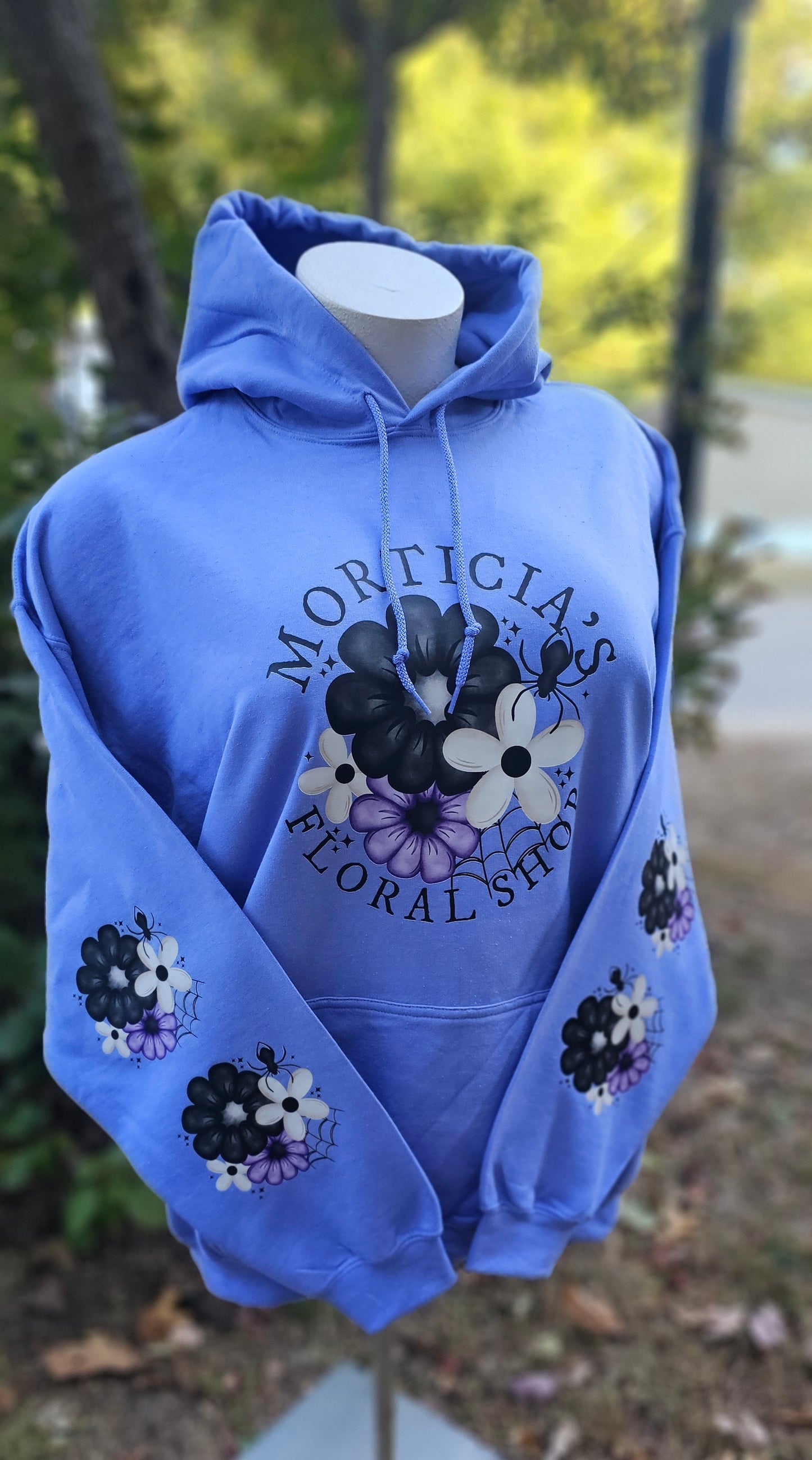 Morticias Floral Shop Hoodie